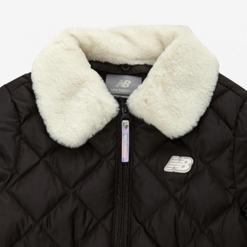 New Balance Kids Padding Faux Fur Coat Lightweight Hqk Nk9qe4801g 19