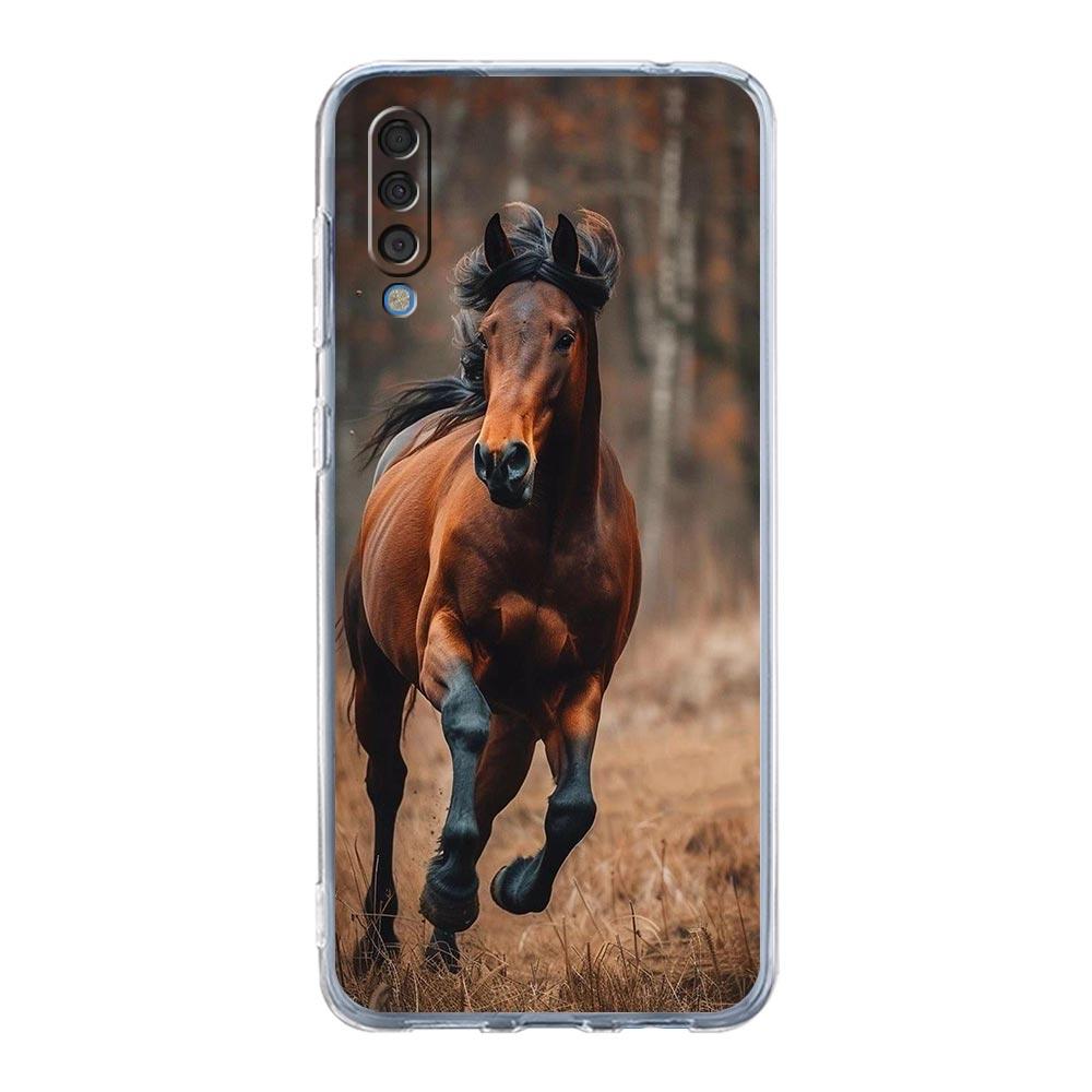 Phone Case For Samsung A56 A36 A26 A16 A14 A12 A22 A32 5G A34 A42 A52 A54 A50 A70 A40 A20E A20S A04S A06 Cover Horses Galloping