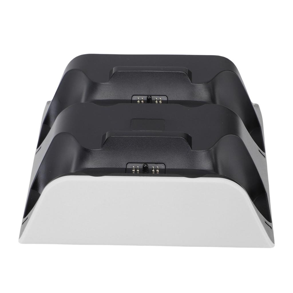 Charging Station Fit for Edge Controller Dual Game Console Controller Charger Dock Storage Stand with USB Cable White
