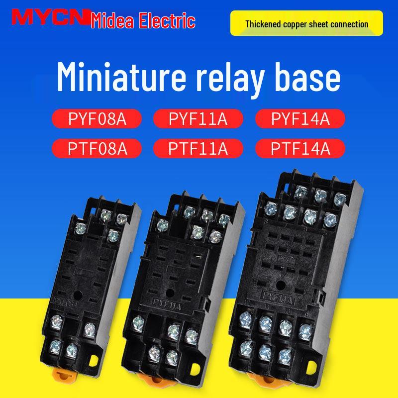 Series PYF08A/PTF11A Relay Socket: HH52P53P54P62P63P64P Base