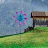Garden Wind Spinner Yard Windmill Landscape Kinetic Sculpture Metal for Flower Bed