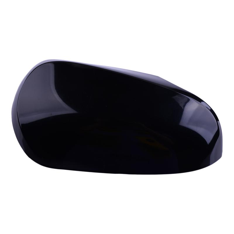 Vorderer Rechter Äußerer Seiten-Türflügel Rückspiegelabdeckung Zierkappe Dekoration Passend für Toyota Prius C 2012 2013 2014-2018 Schwarz