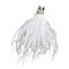 Stylish Owl Design Feather Brooch Winter Alloy Safety Lapel Pin Decorative Chest Accessory For Sweaters Coats