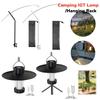 Camping IGT Lamp Hanging Rack Aluminum Alloy Outdoor Portable Light Hanger Curved Lamp Holder Portable Lantern for Picnic Hiking