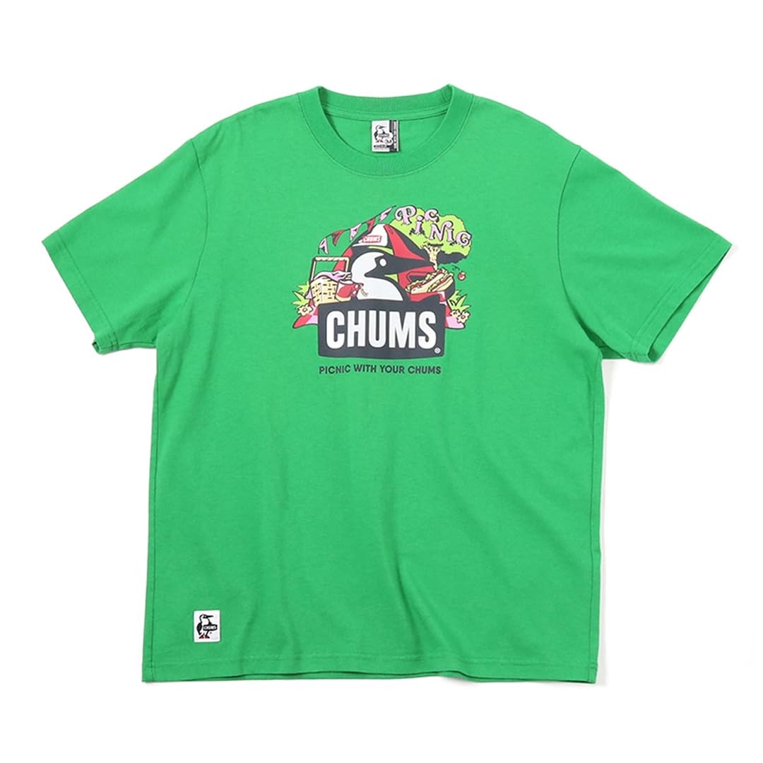 

Футболка Picnic Booby Green [Chums] Футболка мужская зелёный
