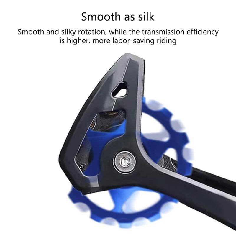 Bike Rear Derailleurs Pulleys Steel Bearing Pulleys 11T Aluminiums Alloys Jockeys Wheel Bike Part Easy Installation
