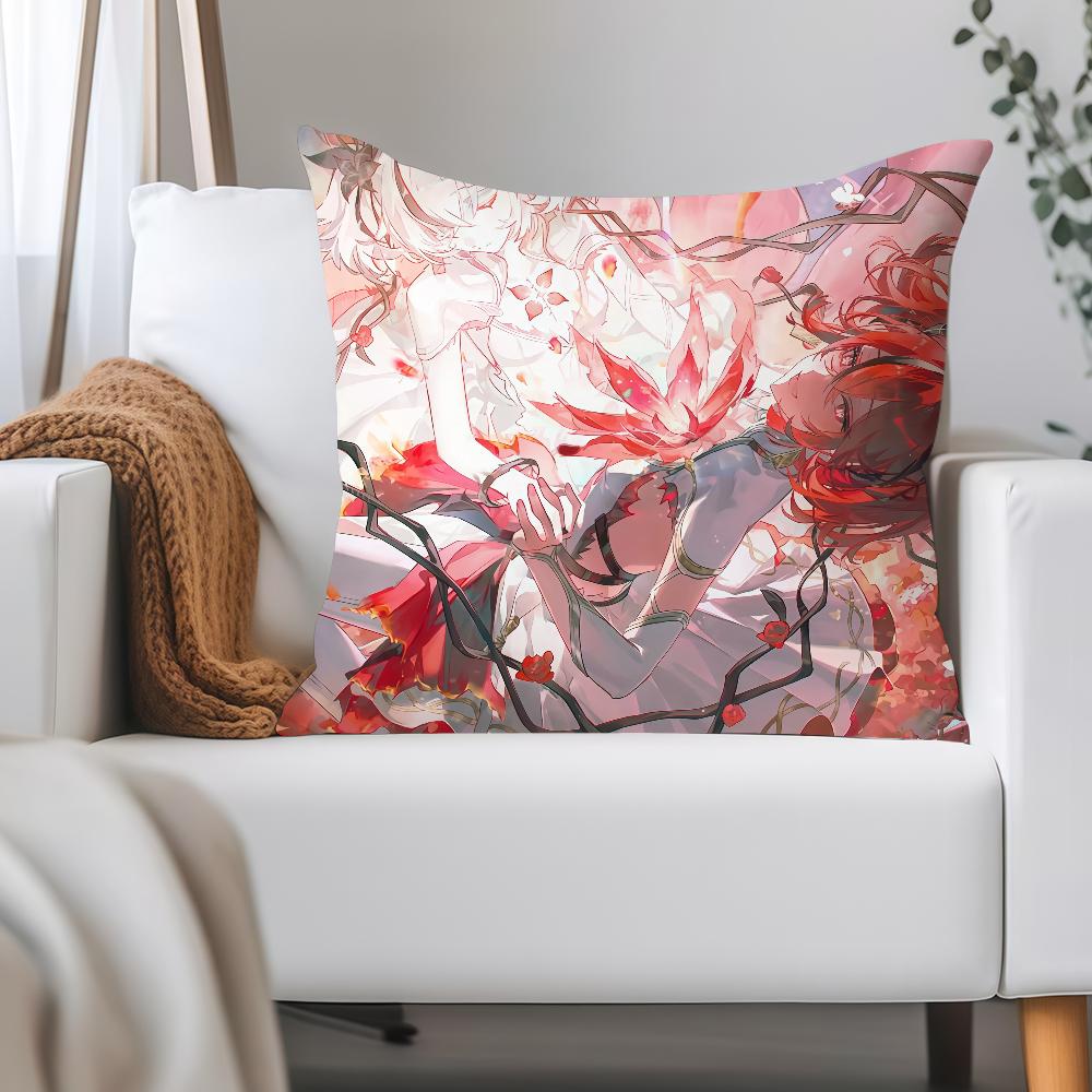 Game Wuthering Waves Camellya Pillow Case Applicable Space For Guest Rooms Interiors Cars Office House Decoration