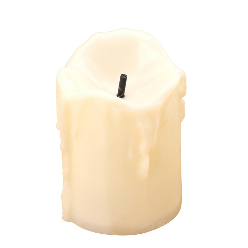 24Pcs Simulated Lights with Realistic Glow LED Flameless Candles for Safe Decoration Valentine Christmas Party Use