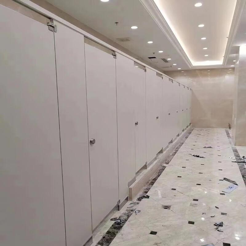 Waterproof PVC Bathroom Partition with Stainless Steel Accessories