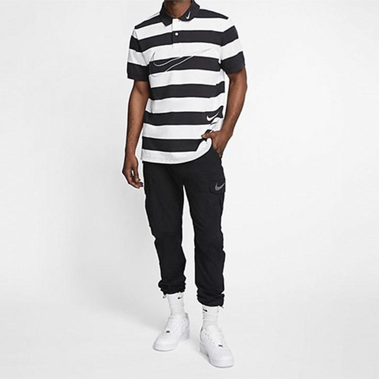 Nike Polo Shirt Men's Black White CJ4910-011