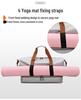 Spacious Gym Bag with Wet/Dry Separation & Shoe Compartment for Yoga & Travel