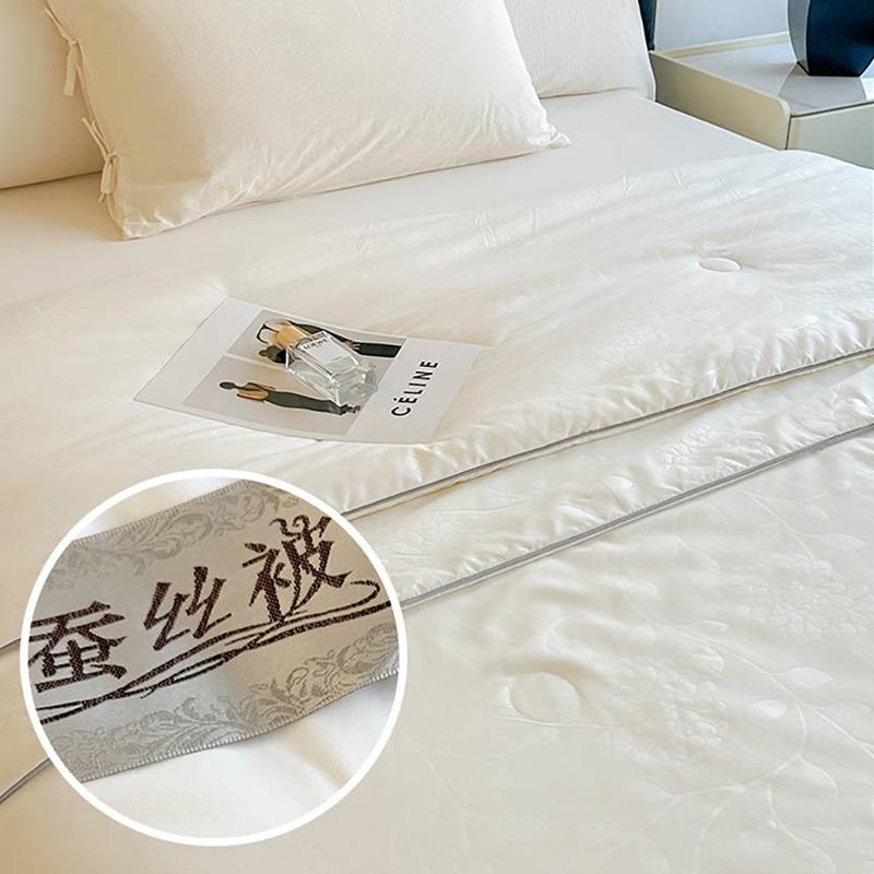 Yuzhaolin Seide Sojabohne Ganzjahres-Duo-Bettdecke