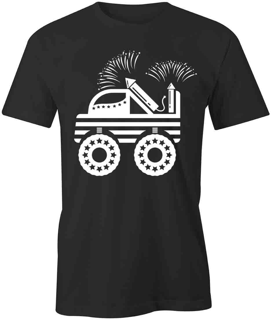 FIREWORK TRUCK TShirt Tee Short-Sleeved Cotton CLOTHING AMERICA S1BSA334 M