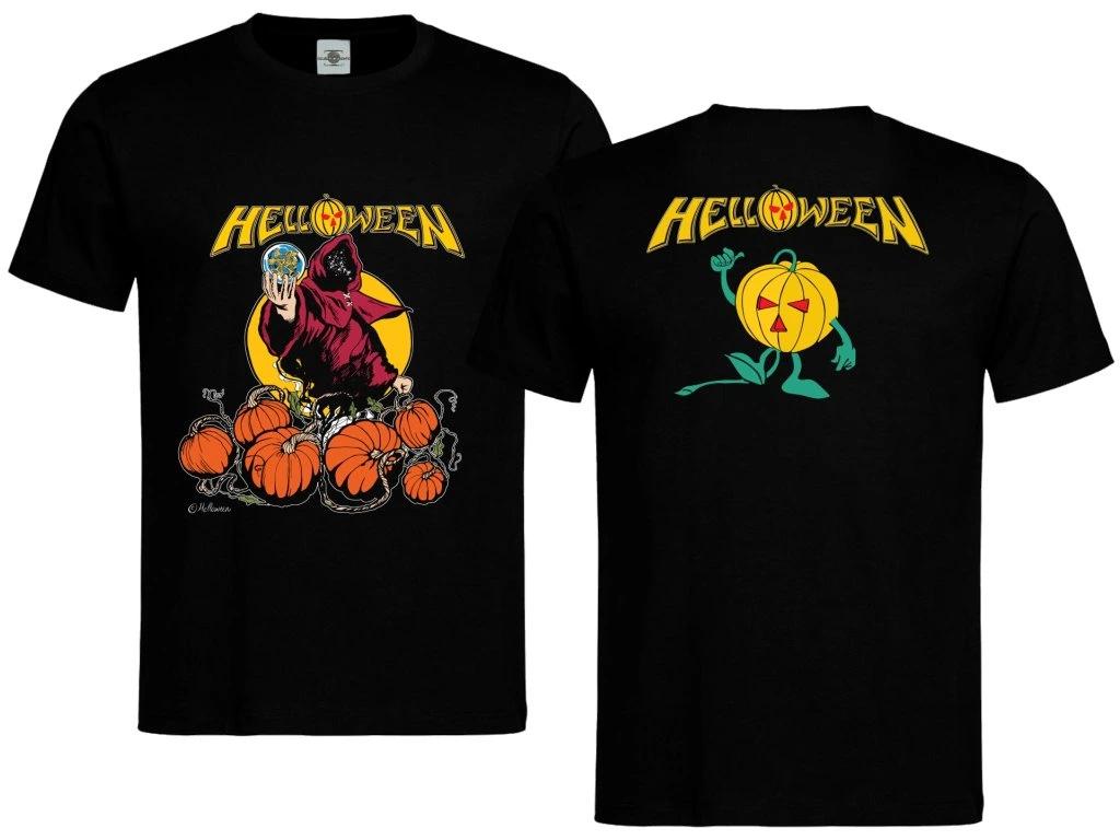 New Rock Helloween 3D-gedrucktes Herren- und Damen-T-Shirt Retro Street Rock Kleidung Rundhals Kurzarm Harajuku Top
