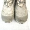 Columbia Warm Lined Waterproof Snow Boots 24.0 UK5.5 Gray Beige(USED)