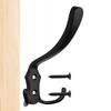 Durable 3 Hooks Coat Hook Zinc Alloy Wall Mounted Triangular Hooks Strong Load-bearing Capacity Stable Hat Wall Hanger Bedroom