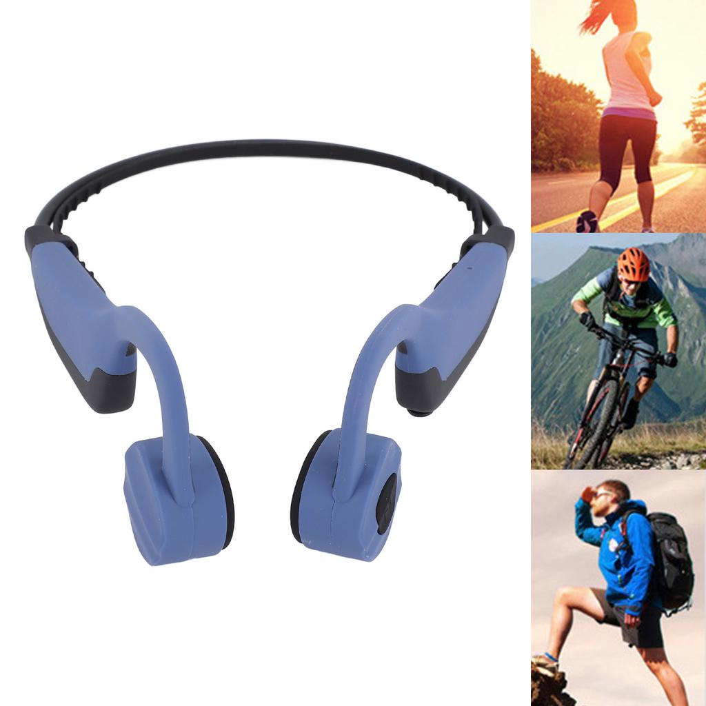 Bone Conduction Headphones IPX8 Water Resistant Comfortable Clear Sound Quality Wireless   Sport Headphones 16G Memory