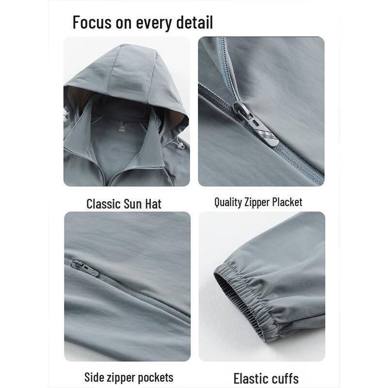 MULINSEN Women's UPF150+ Ice Silk Hooded Sun Protection Jacket