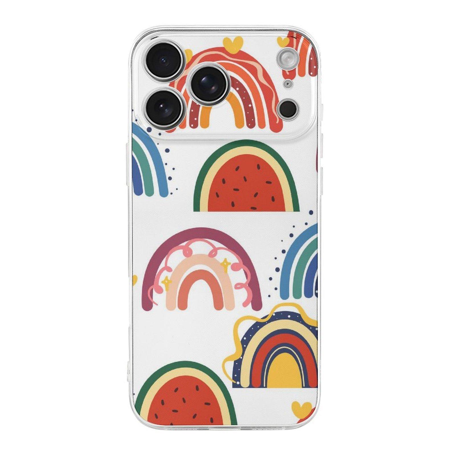 

1 Pack For Iphone 17/17Air/17Pro/17ProMax Clear Tpu Slim Protective Case With Smooth Grip Lines And Shock Resistant Frame Structure IPHONE-17ProMax