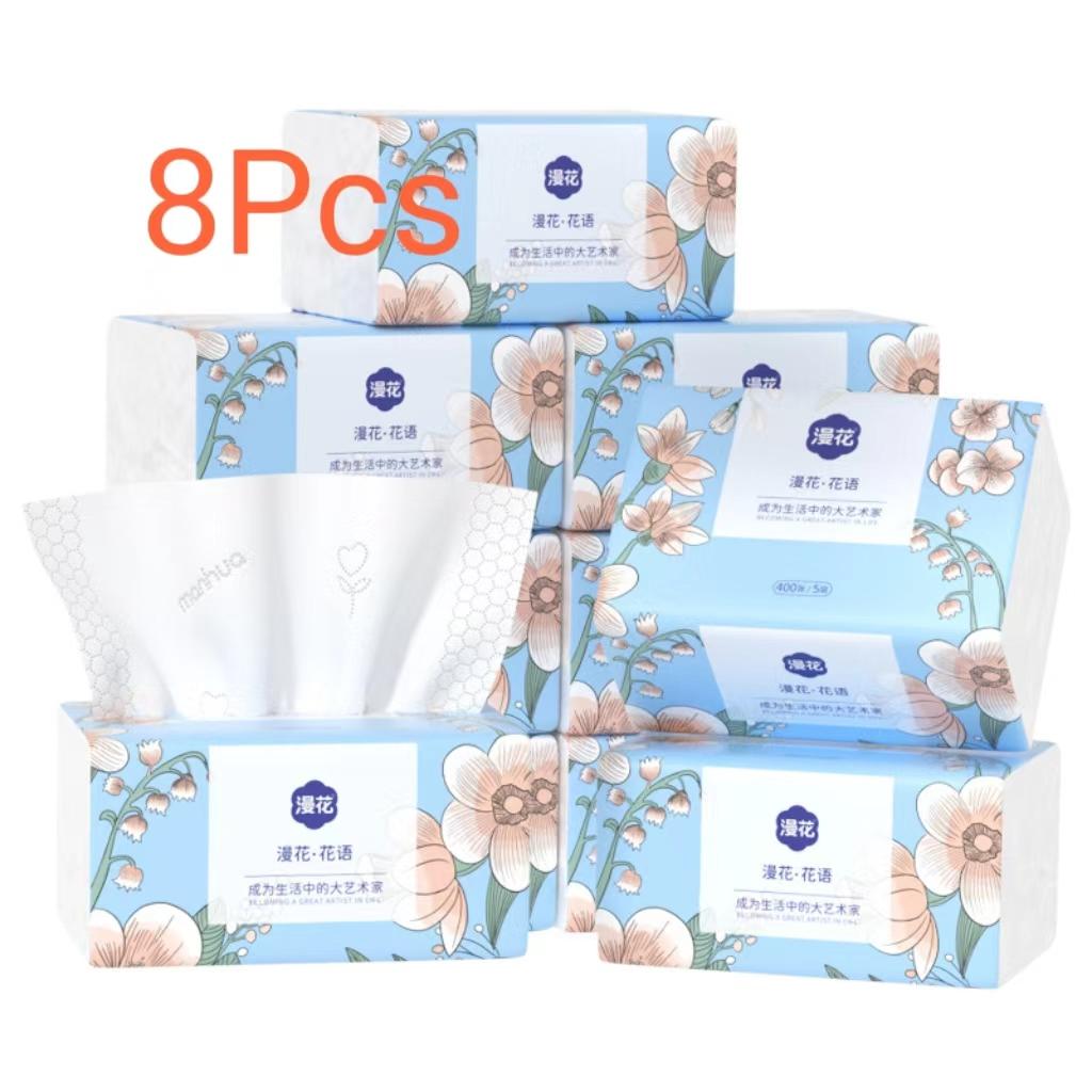 Drawing Paper Household Toilet Paper Affordable Pack Napkins Thickened 5 Layers of Paper Towels Napkins Napkins Facial Tissues