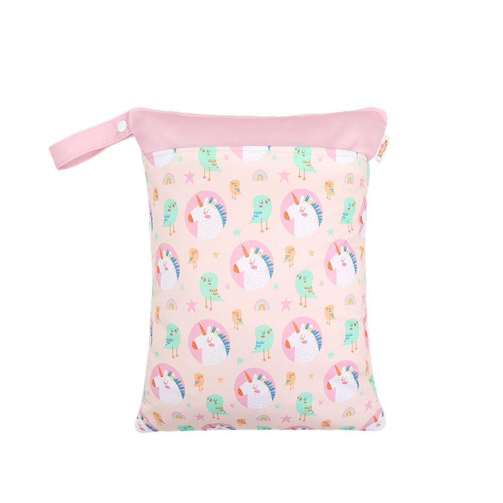 Waterproof Reusable Cloth Bag with Zipper Pocket and Handle - Fashionable Sun Burst Design, Suitable for Beaches, Swimming Pools, Gyms, Yoga