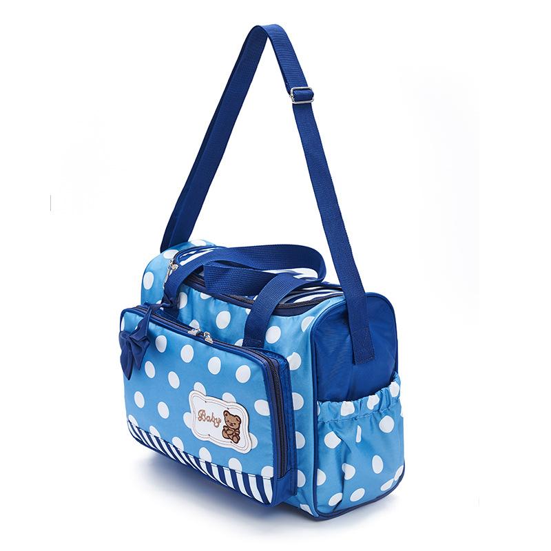 

Мамочкина Сумка Стильная Модная Легкая Сумка для Подгузников 2035л Вместимость на молнии синий