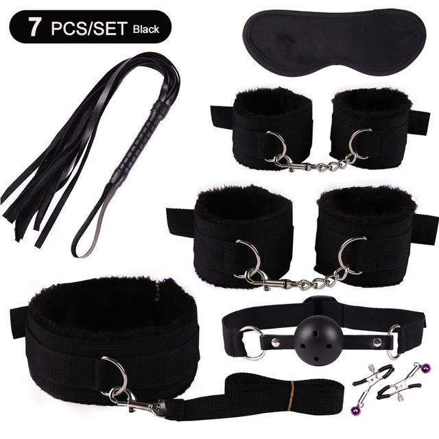 BDSM Bondage Sex Toys for Women Sexy Toys Handcuffs for Session Anal Plug Vibrator Female Erotic Accessories Sexulaes Toys 18