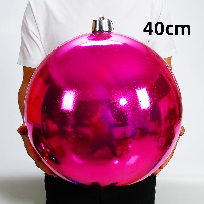 Large and Small Shiny Christmas Ball Tree Decorations