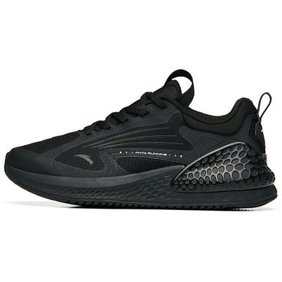 C37+ Soft Sole Shock Absorbing Non-Slip Wear-Resistant Breathable Lightweight Low-Top Running Shoes Women Sneaker Black 922235537-5