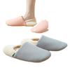 Autumn and winter Japanese-style home indoor men and women fleece bag with soft bottom silent floor couple cotton slippers