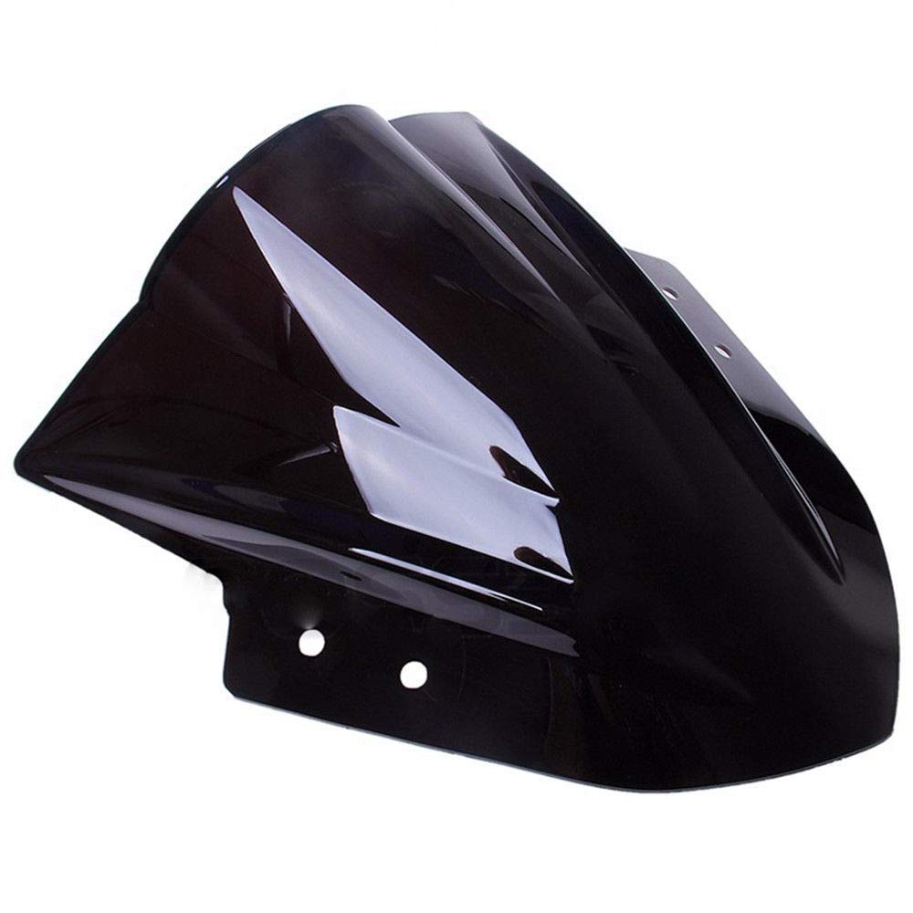Karun FOR Kawasaki Z125 Z750 Z800 Front Glass Windscreen Cover (Black)