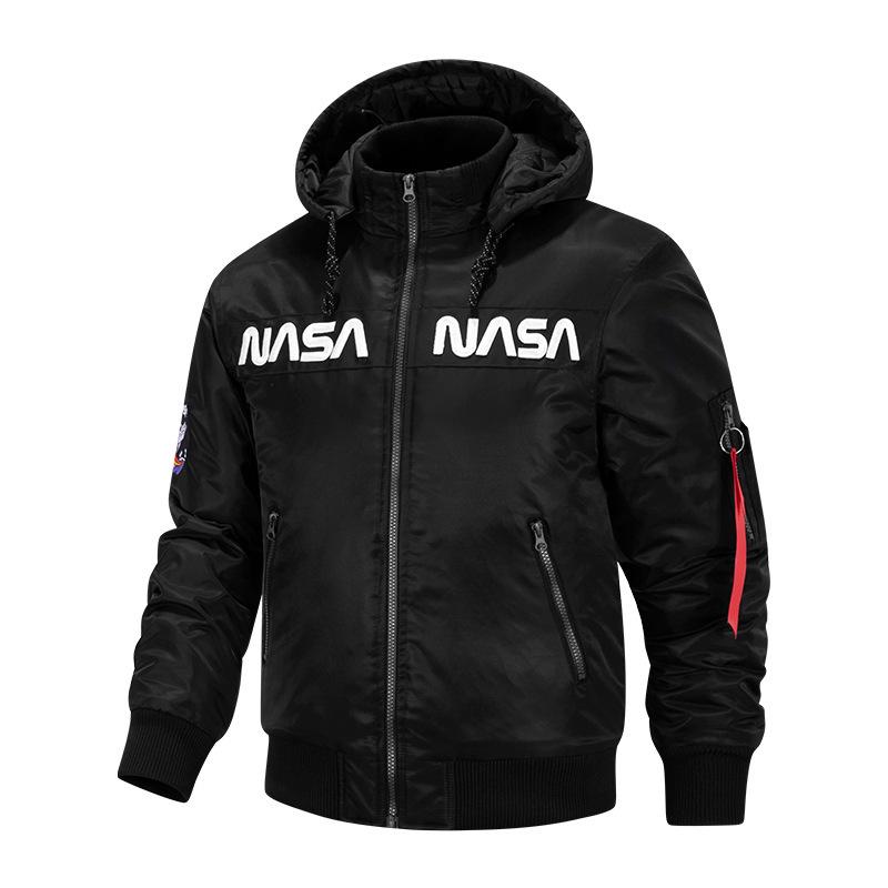 2026 NASA Men`s Trendy Hooded Winter
