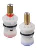 For Bathroom Use Faucet Cartridge Replacement Leak-Proof Faucet Repair ABS Faucet Cartridge Part Compact Size For Valves