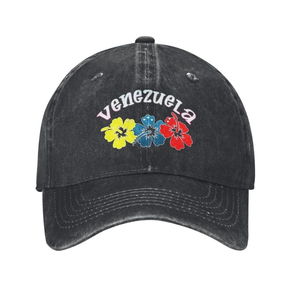 

Vintage Venezuela Flag Baseball Cap Men Women Distressed Washed Snapback Hat Venezuelan Sandwich Outdoor Running Golf Caps Hat One Size