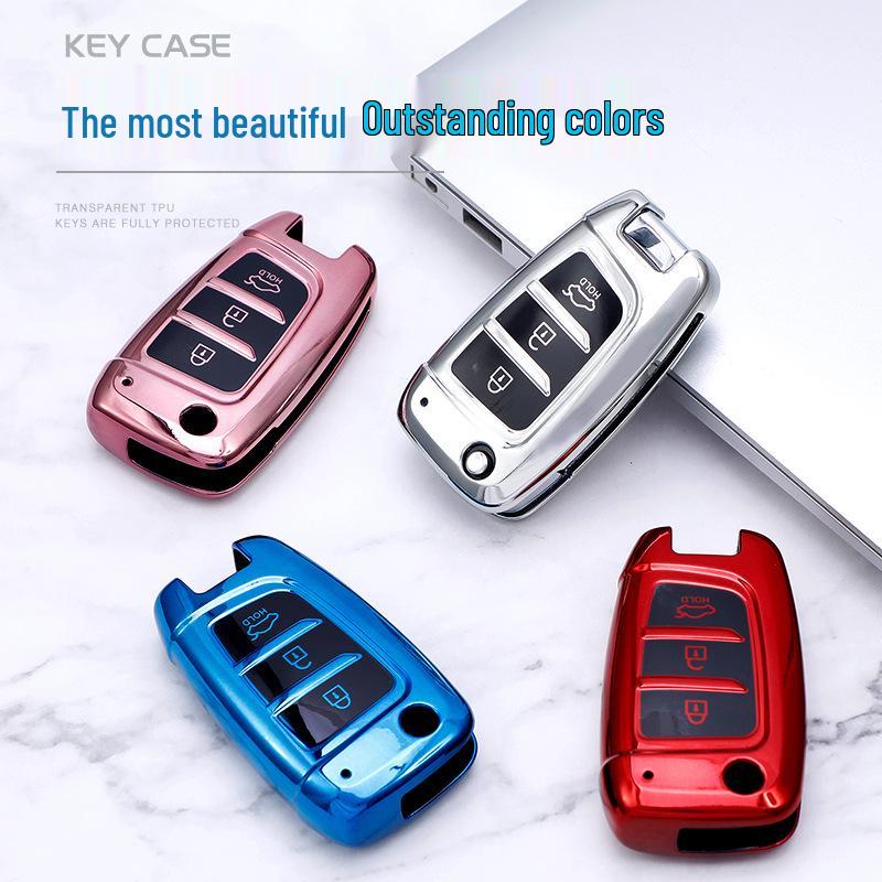 2018 Hyundai Elantra & Verna Key Cover - Protective Car Shell with Buckle