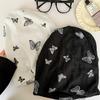 Female Butterfly Embroidery Autumn and Winter New Hat Retro Thermal Hat