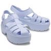 Crocs Snow House Comfortable Versatile Roman Sandals 5Cm Women Sandals Blue 209938-5AF