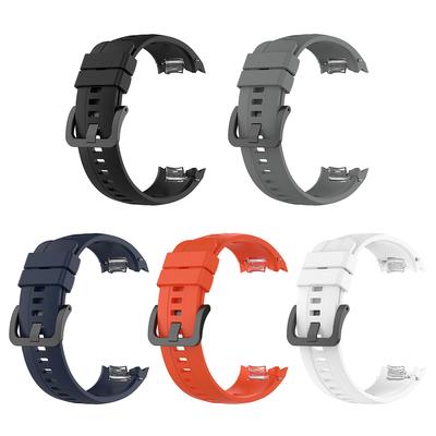 Watch Band Exterior Decoration Parts Solid Color Watch Band Silicone Smart Bracelet Strap Replace for Honor GS Pro