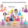 Princess Dress-Up Doll Set with Changeable Clothes, Frozen Theme, Perfect Birthday Gift for Little Girls