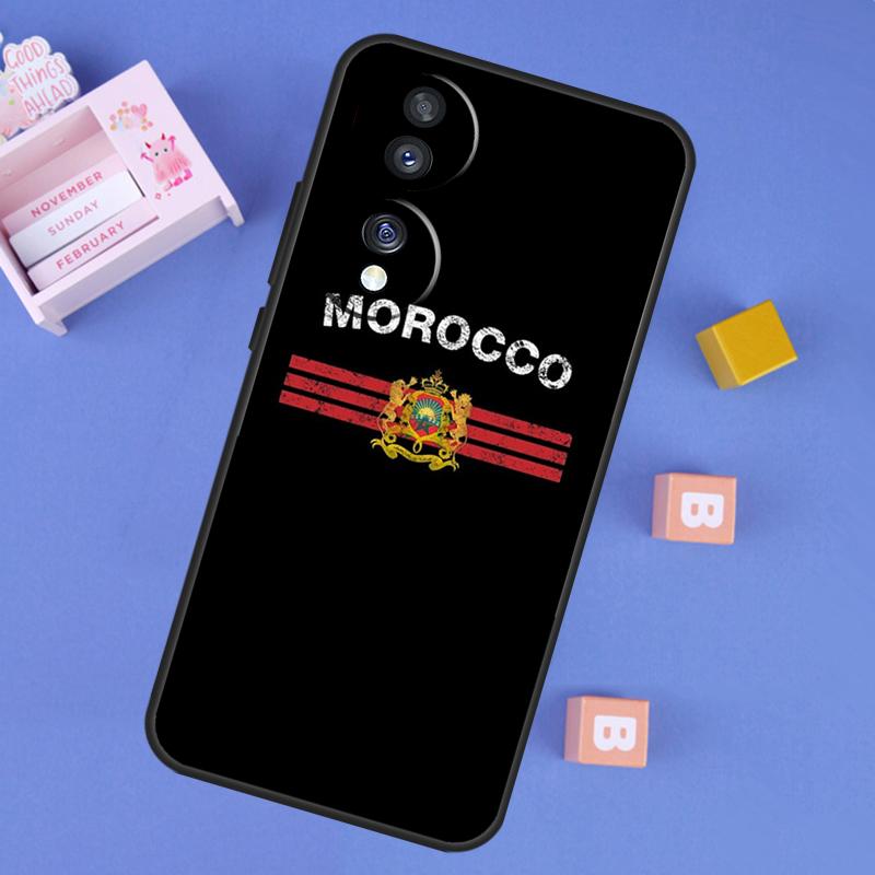Maroc Morocco Flag Case For Honor X9d X9a X9b X9c X8b X8c Win RT 200 400 Pro 70 90 Magic 7 Lite 5 6 8 Pro Cover