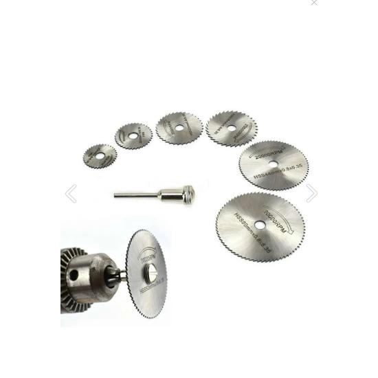 

Мини-пильное полотно из 7 предметов, дерево, алюминий, пластик, резка, гравировка Dremel