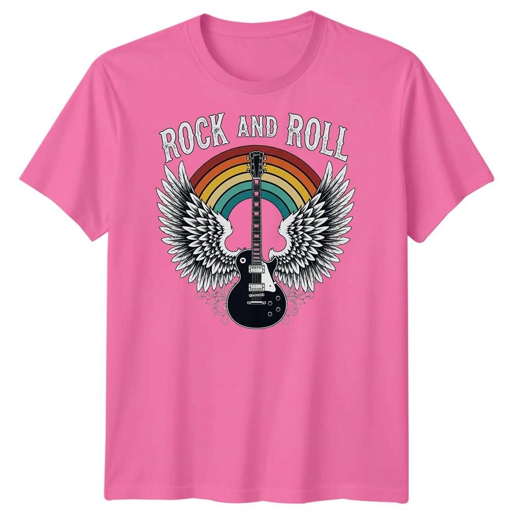 Guitar Heaven Rock N Roll Music Heavy Metal Unisexs Tshirt Tee Top