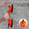 New Glass Lifting Suction Cups Heavy Duty Vacuum ABS Handle Holder for Lift Floor Tile Auto Car Windshield Repair Hand Tools