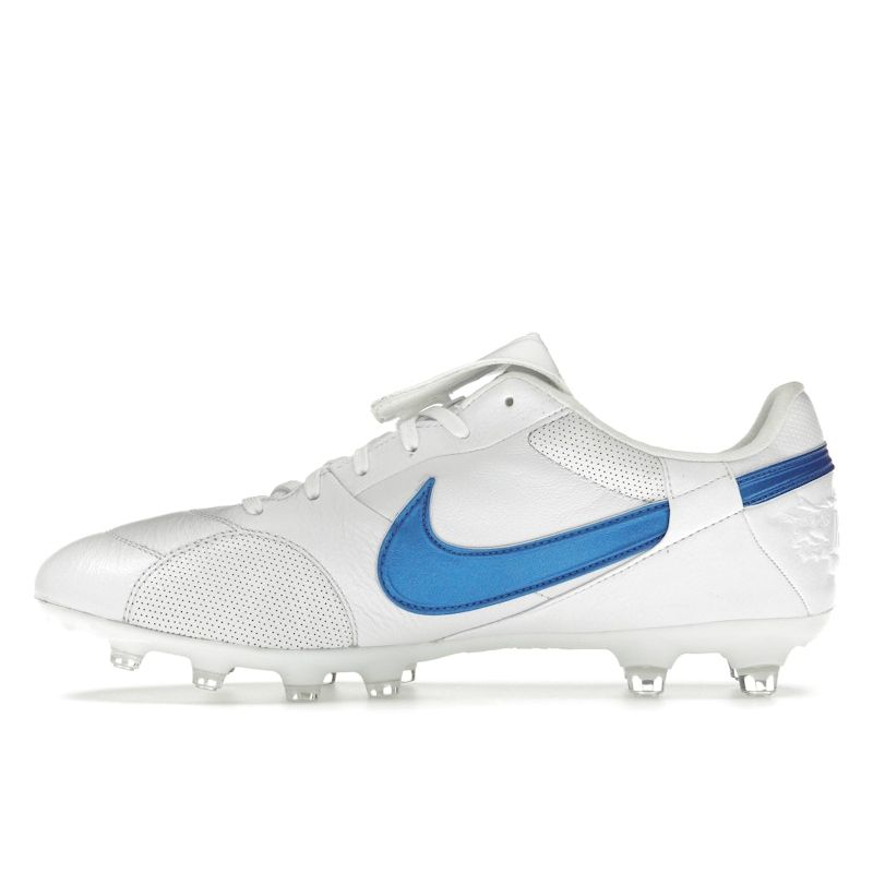Nike Premier 3 Low FG White Signal Blue Men Sneakers HM0265-103