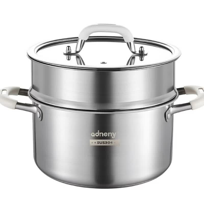 Adneny Stainless Steel Steamer Soup Pot