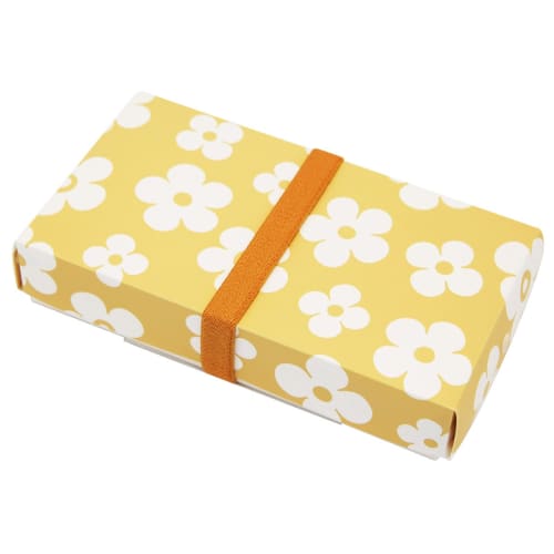 Hosho Foldable Flat Lunch Box, Medium, Hana, Reusable, LB-085-MHA