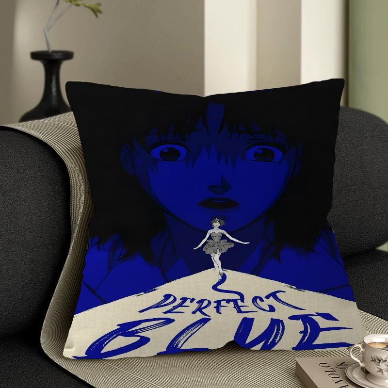 Perfect Blue Anime Office Cushion Pillowcase Car Cushion Cover45X45CM Lumbar Pillowcase Sofa Pillowcover