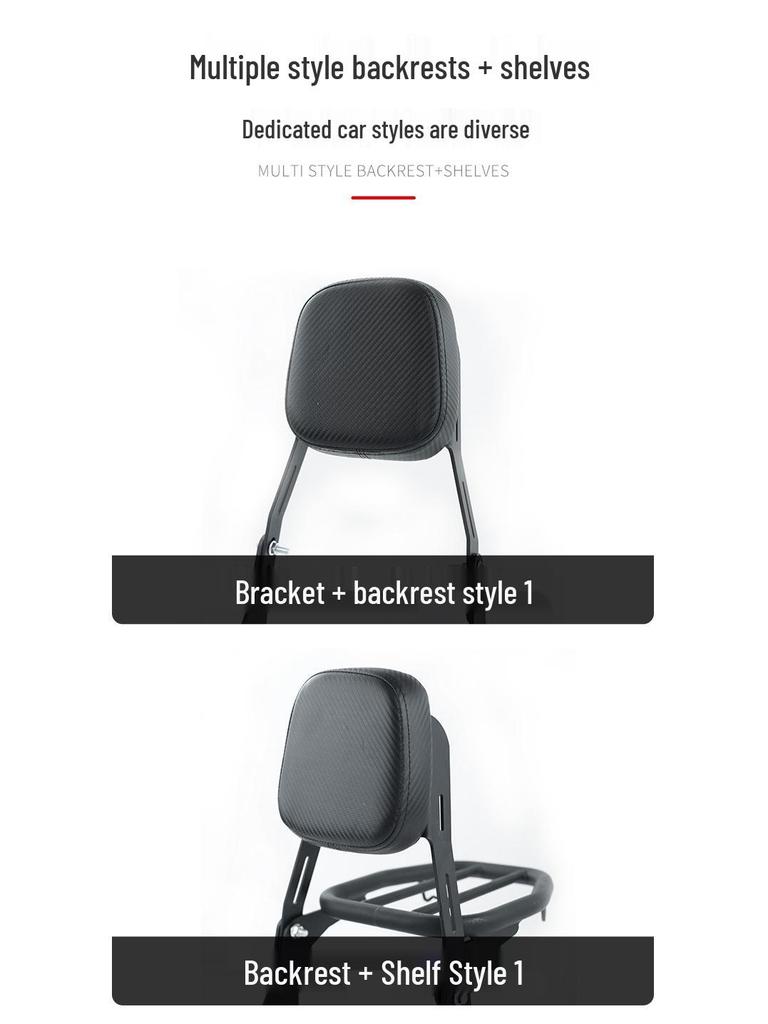 Mala Lateral Shan Yi para Motocicleta Benda Rock Cinza 250 com Suporte Não Destrutivo Estilo Retrô de Pendurar