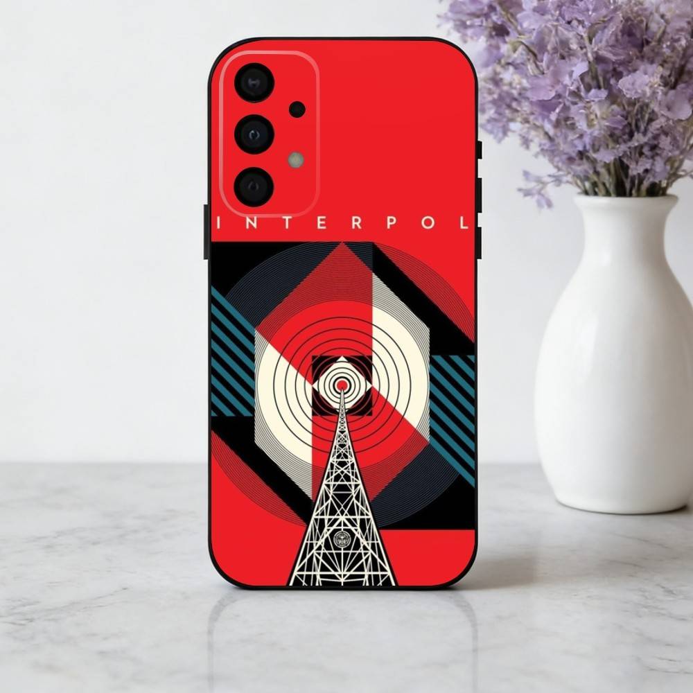 Pop-rock I-Interpol-I Band Phone Case For Samsung Galaxy A73,A72,A71,A70,A53,A52,A51,Soft Silicone Black Cover