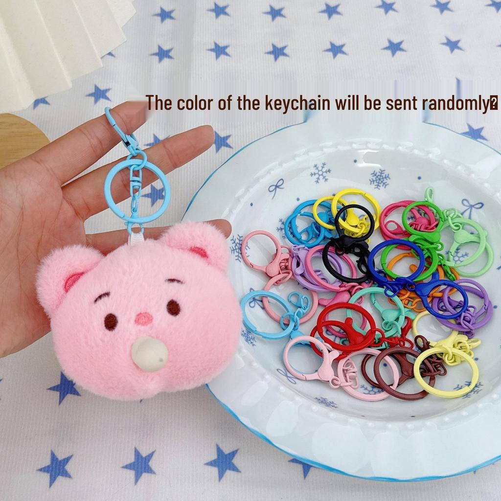 Heart Plush Doll Pendant - Cute Cartoon Gift for Best Friends & Students